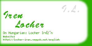 iren locher business card